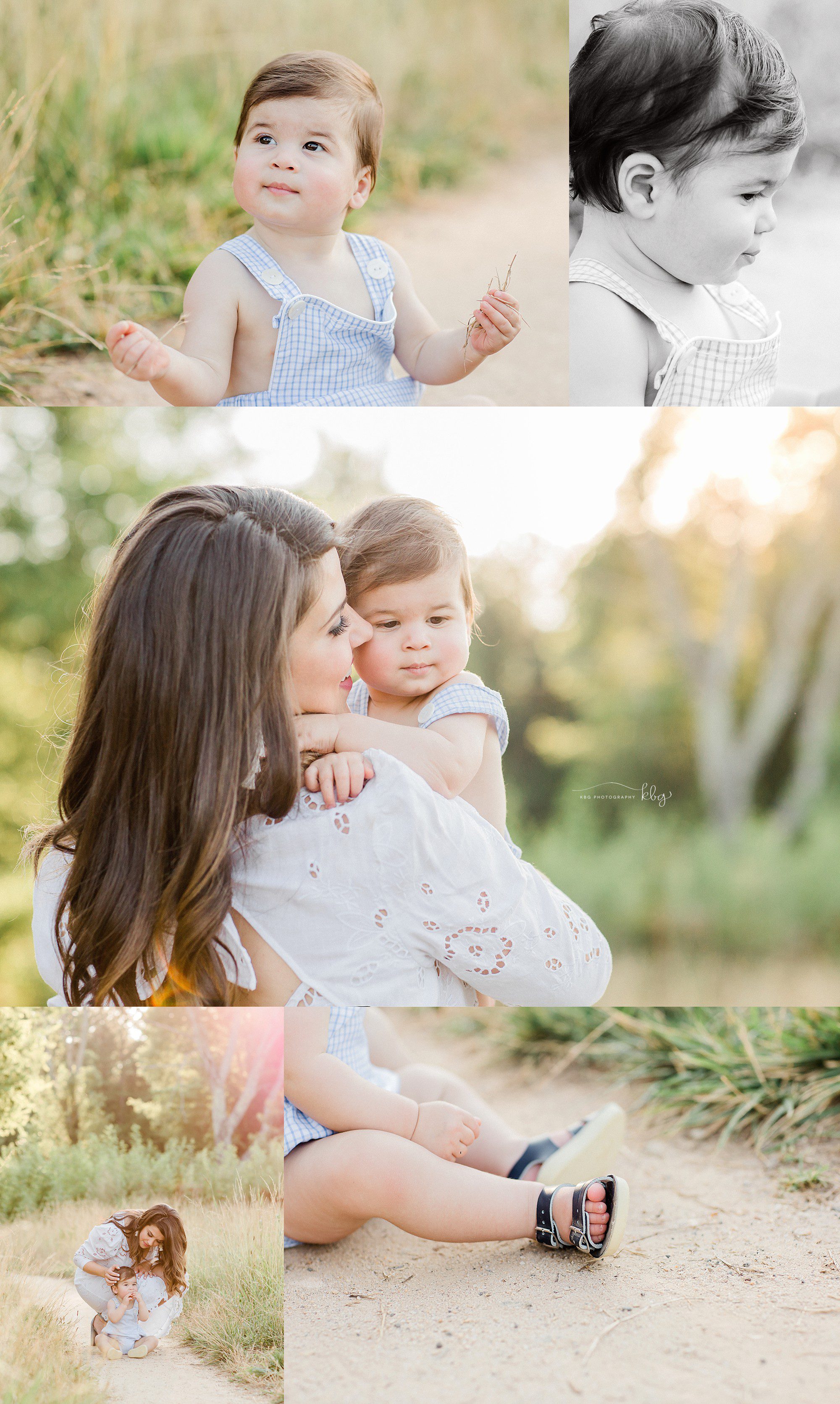 atlanta motherhood photographer - one year old portraits with baby and mom