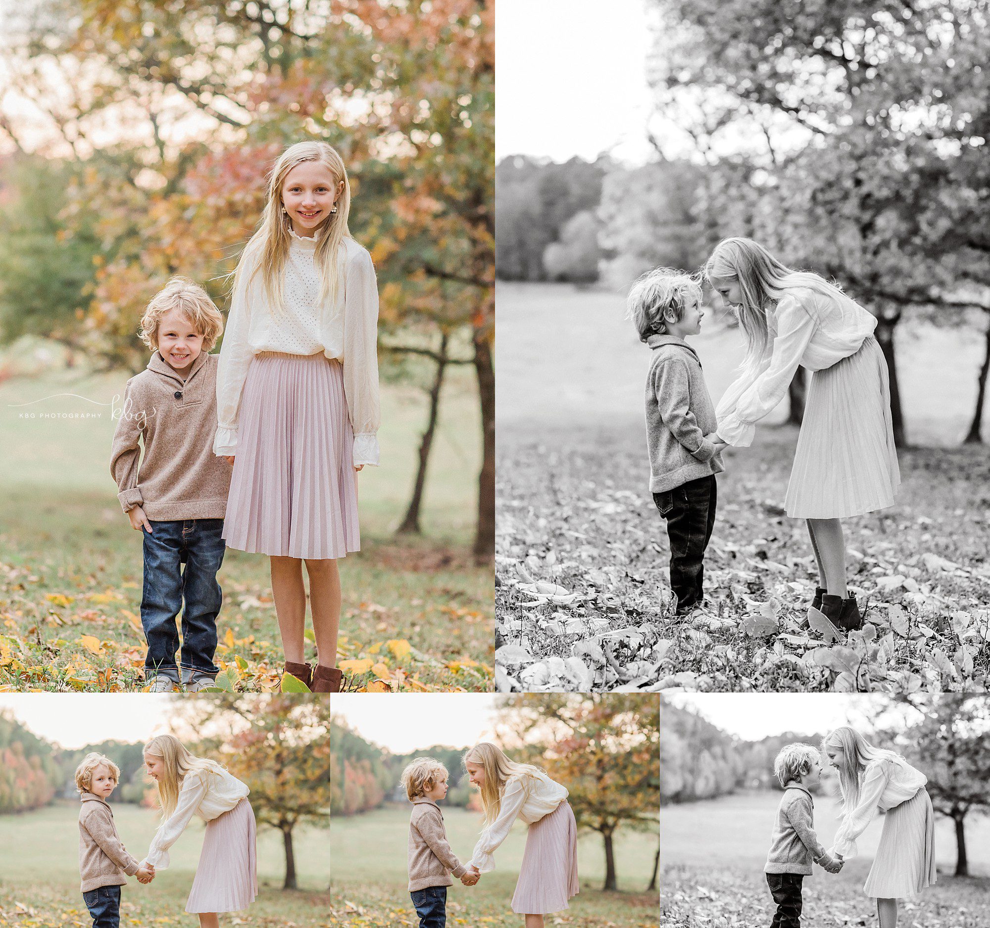 Siblings posing together - Atlanta Portrait Photographer