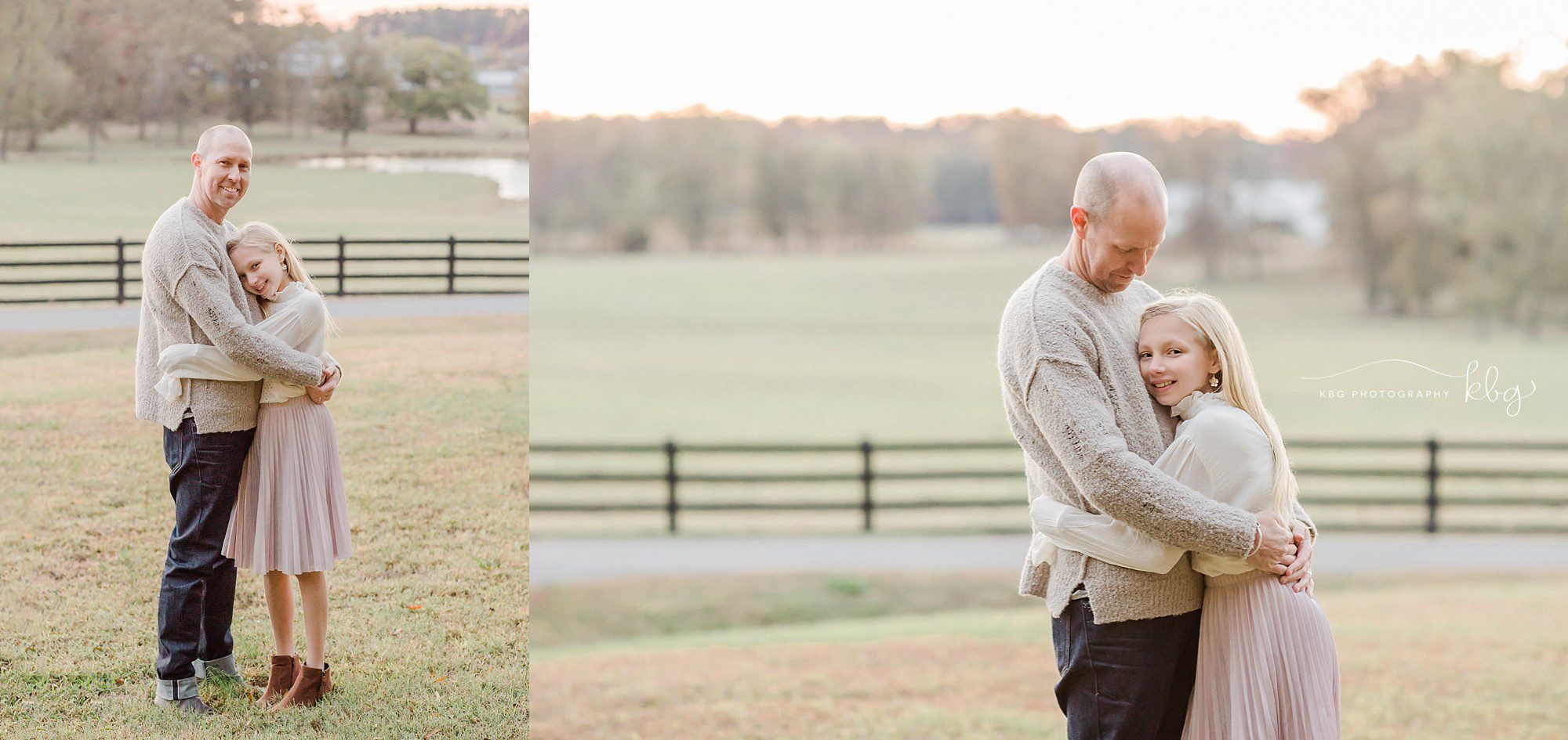 Father and daughter posing together - Kennesaw Photographer