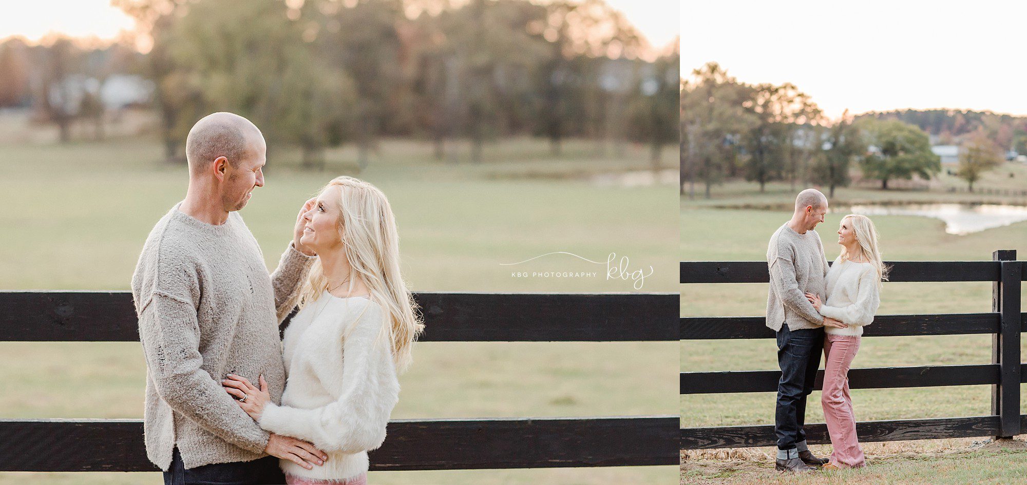 couple posing together on the farm - Kennesaw Family Photographer