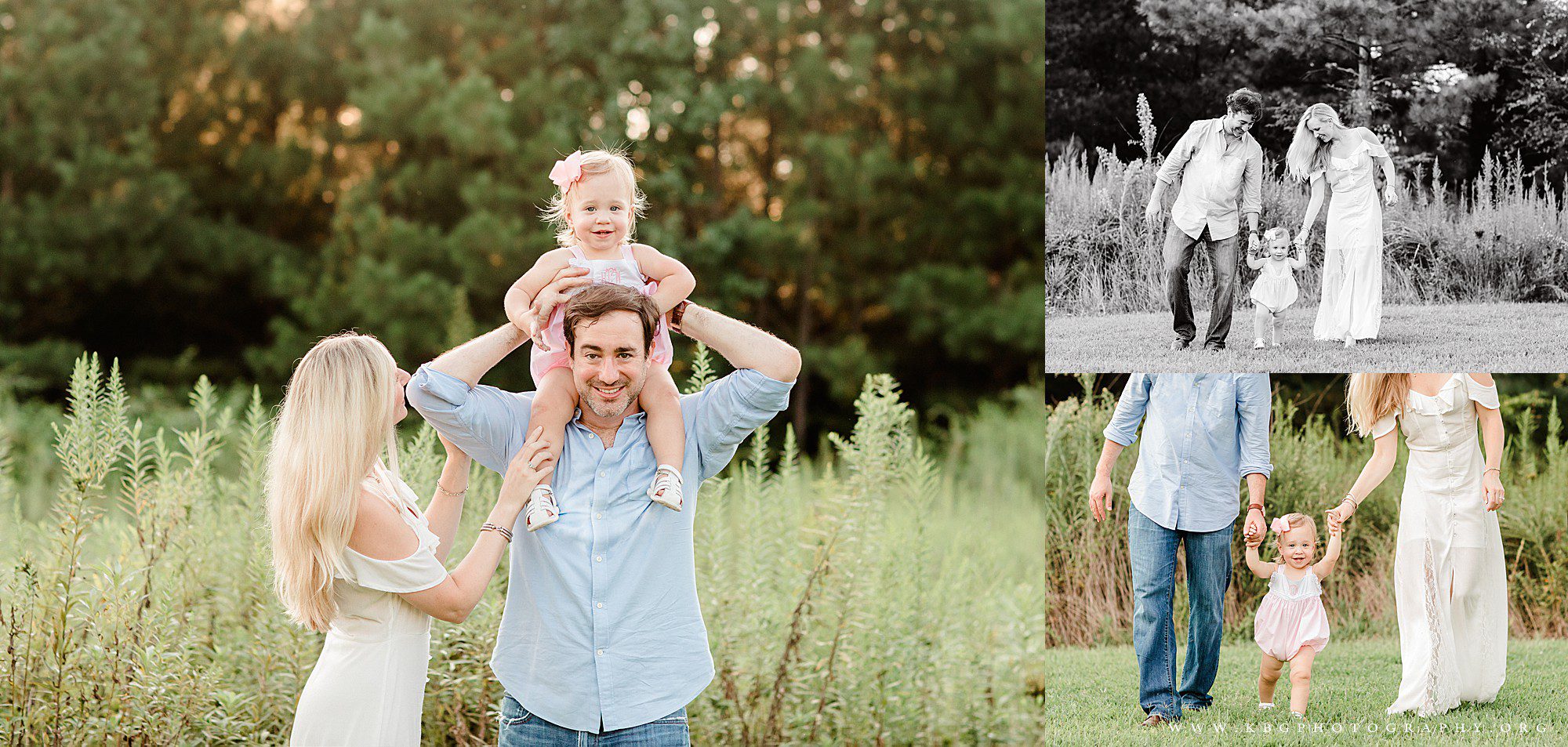 marietta family photographer - family of three playing together