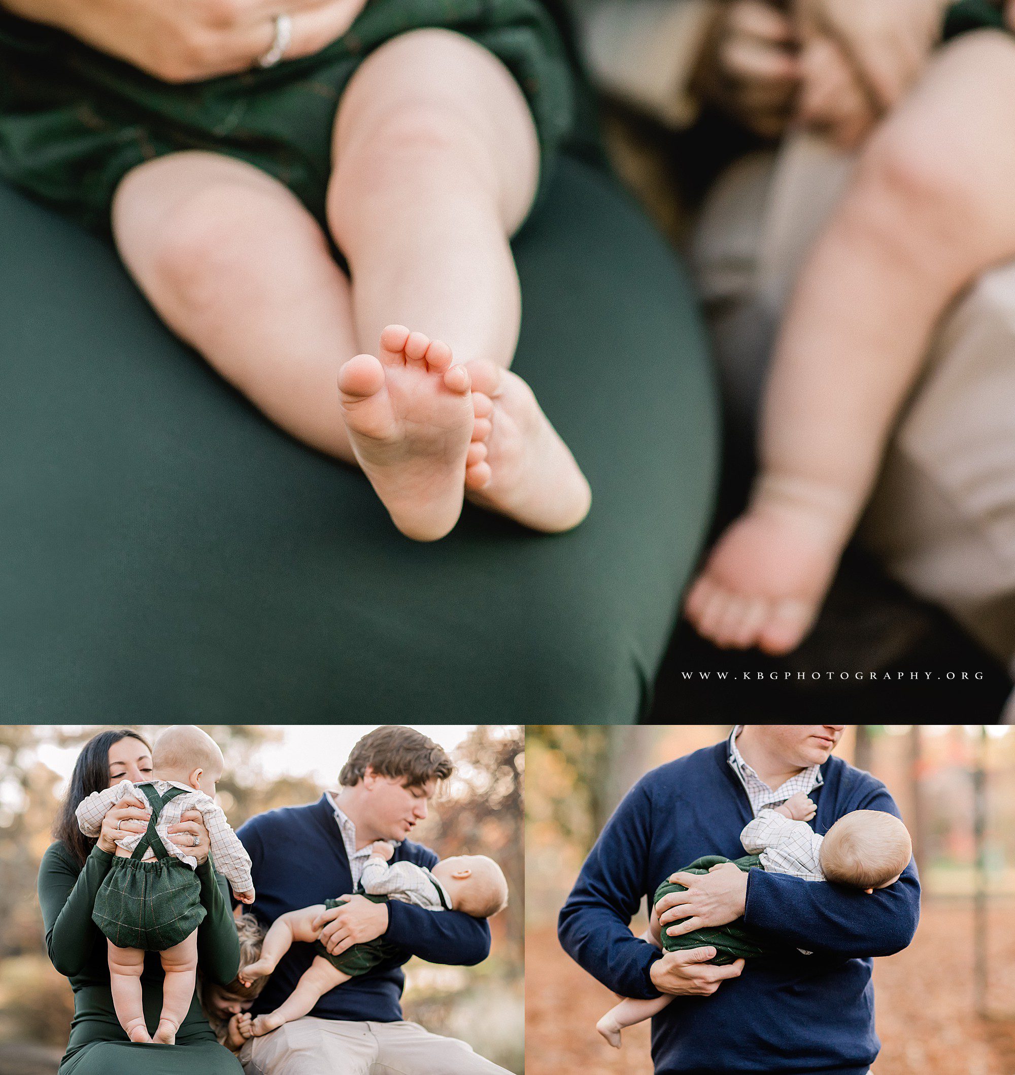 atlanta baby photographer - baby details with family 
