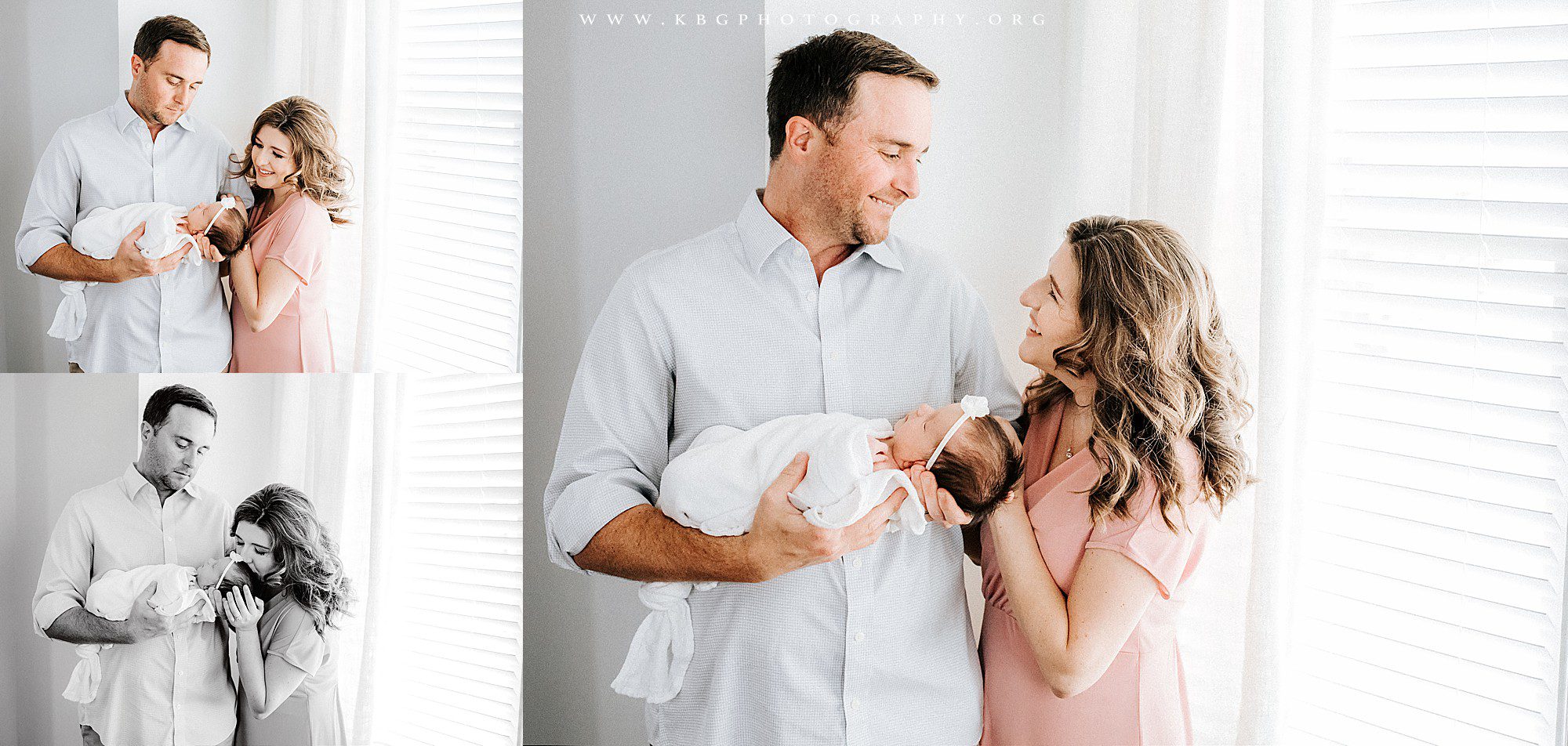 couple holding baby girl - atlanta baby photographer