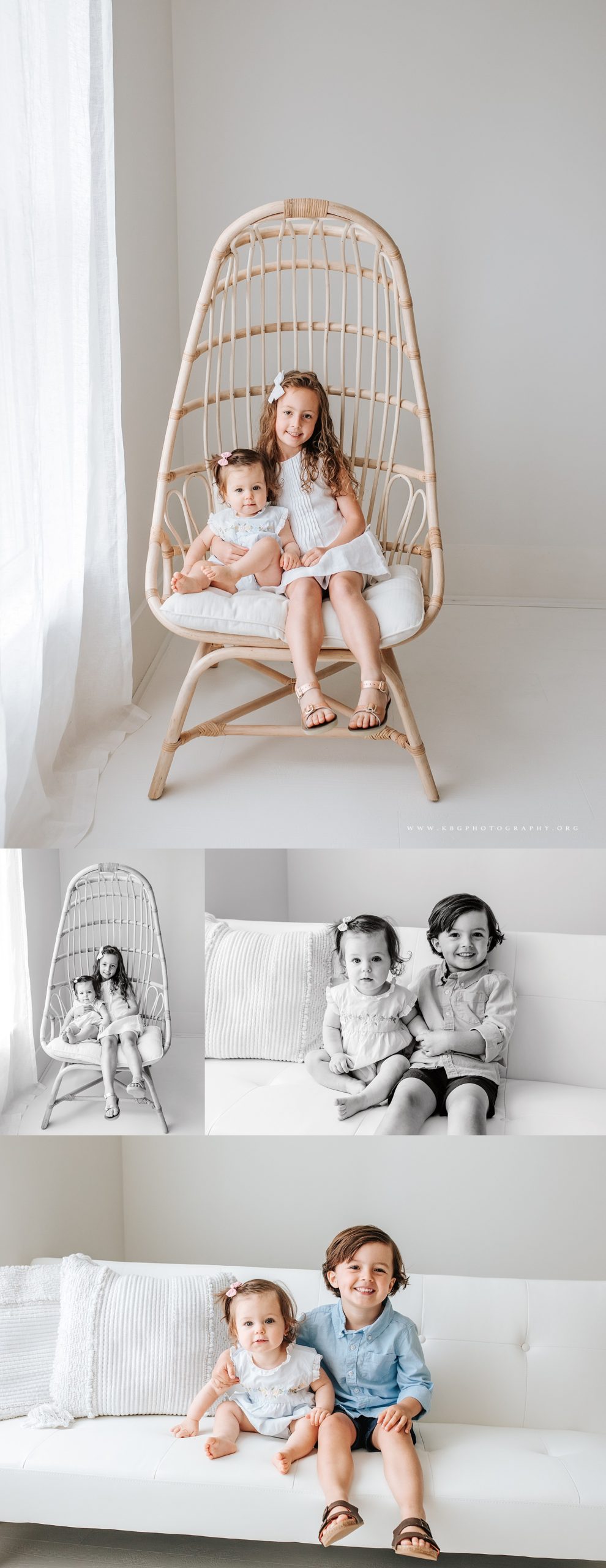 siblings posing together - marietta child photographer