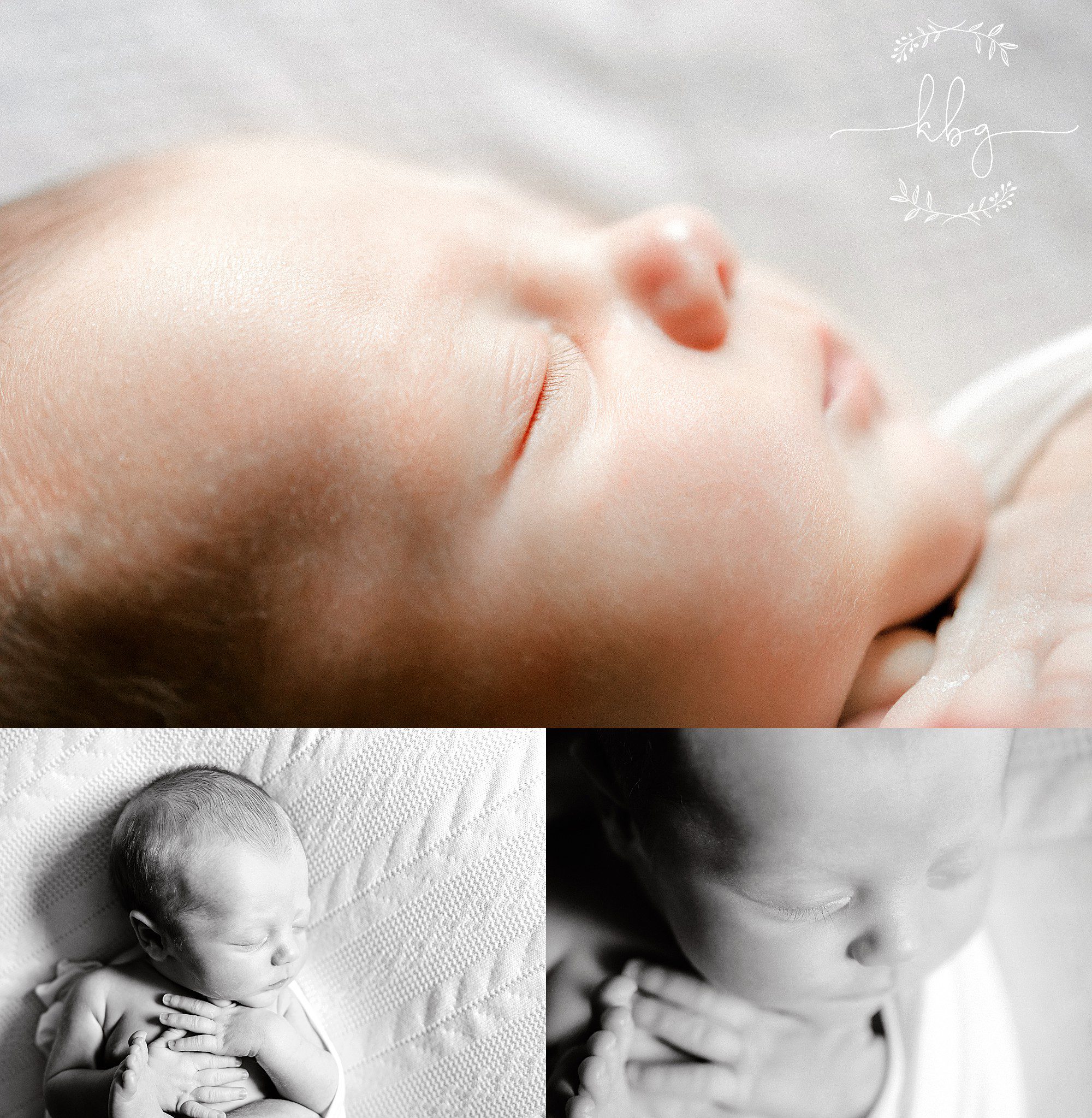 baby boy newborn details - smyrna in home newborn session