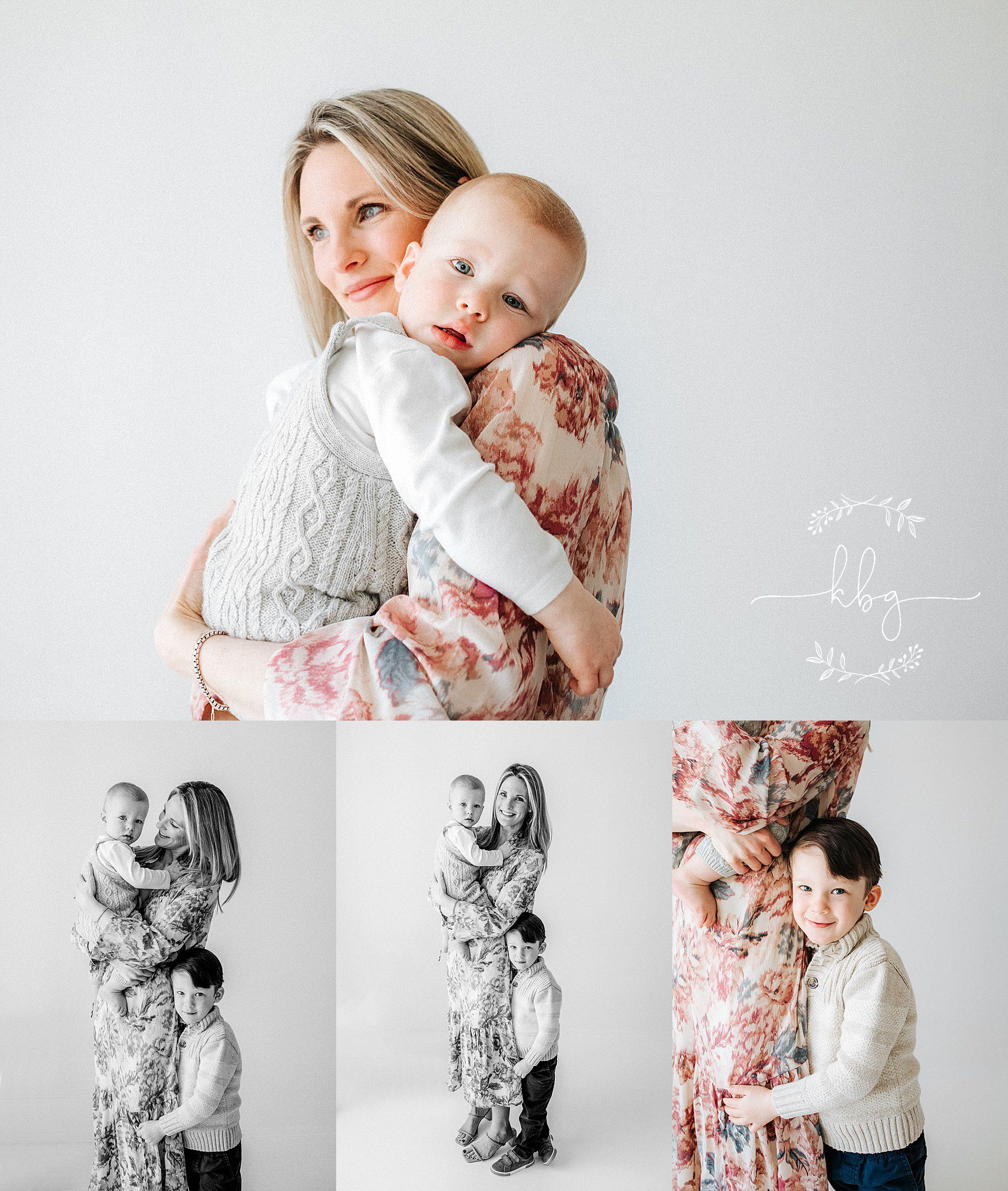 mama and one year old boy in the studio - atlanta family photographer 